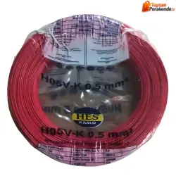 Hes Nyaf Kablo 0,50 mm² Kırmızı ( H07v-K )